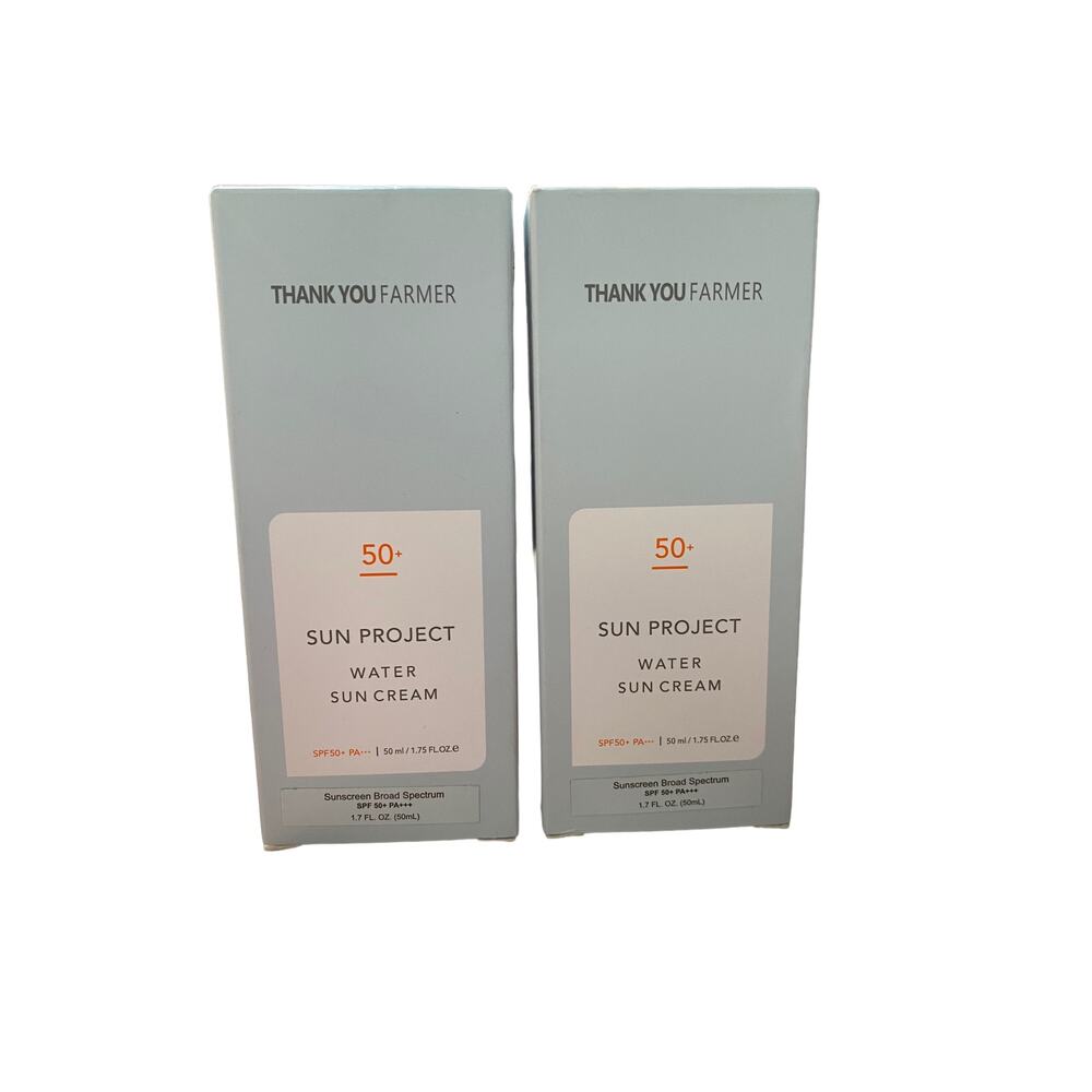 ThankYou Farmer Sun Project bundle, water suncream SPF 50 1.7fl oz each